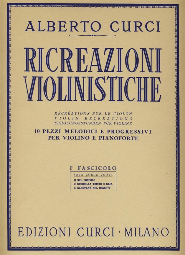 Ricreazioni Violinistiche Vol. 1